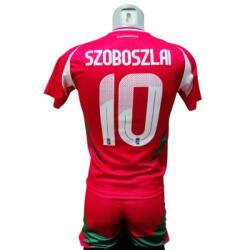 Magyarország Focimez nadrággal Replika Magyarország Szoboszlai piros -zöld 164