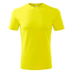 Malfini Classic New pamut póló unisex c. sárga XXL