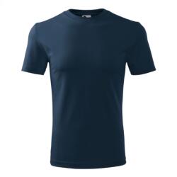 Malfini Classic New pamut póló unisex tengerészkék L