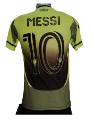 Inter Miami Focimez nadrággal Replika Inter Miami Messi fluo sárga-fekete 176