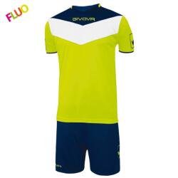Givova Kit Campo mez szett fluo sárga-s. kék 1904 S
