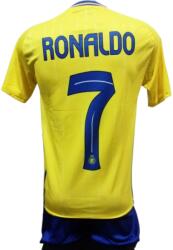 Ronaldo Focimez nadrággal Replika Al Nassr Ronaldo sárga-kék 164