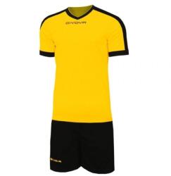 Givova Kit Revolution mez szett sárga-fekete 0710 M