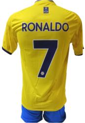 Ronaldo Focimez nadrággal Replika Al Nassr Ronaldo sárga-középkék 164