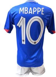 Szi-Zo Focimez nadrággal replika Francia MBappe középkék 152