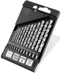 GRAPHITE Set de burghie din oțel HSS-G, 2 - 8 mm, 13 piese (54T940) Burghiu