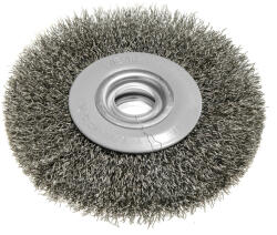 GRAPHITE disc de sârmă, farfurie, ondulat, 125x20 mm, pentru mașini de masă (57T434)