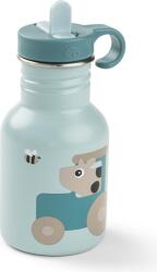 Done by Deer Sticlă pentru apă Tiny Farm 350 ml, albastră (1011612)