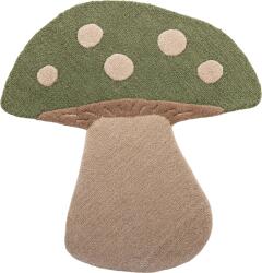 Bloomingville Covor pentru copii Mushroom 90 cm, verde (82063673) Covor