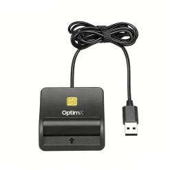 OptimX Cititor carduri OptimX Pro-SCR305 pentru carte de identitate si CEI, USB 2.0 (76816)