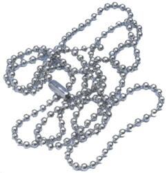  Snur metalic (lantisor) pentru buzunar ecuson, lungime 70 cm (EV000709)