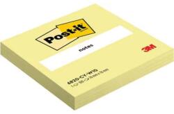 Post-it Notiță Post-it, 76mm x 76mm, 100 de coli per notiță, galben canar