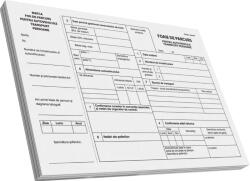  Foaie parcurs transport persoane, A4, 100 file, fata-verso, 3 bucati/set (TI14227) - forit