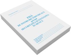  Fisa de instruire individuala privind securitatea si sanatatea in munca, carnet 4 file, 16 pagini, 25 bucati/set (TI8093)