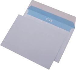  Plic C6, 114 x 162 mm, alb, banda silicon, 80 g/mp, 25 bucati/set (KF10100)