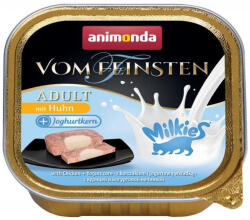 Animonda | Vom Feinsten Adult | csirkés, joghurtkrémmel töltött alutálcás nedves eledel felnőtt macskáknak - 100 g