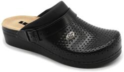 LEON 5002 LEON Comfort női bőr klumpa (LEON6201-fekete-38)
