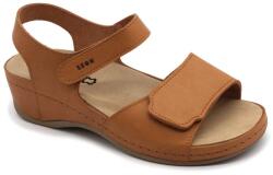 LEON 2024 LEON Comfort női bőr szandál (LEON5670-barna-orlando-41)