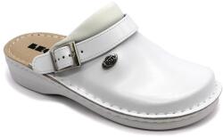 LEON V202M LEON Comfort férfi bőr klumpa (LEON1-feher-zart-42)