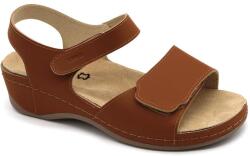 LEON 2024 LEON Comfort női bőr szandál (LEON5670-barna-bakkar-40)