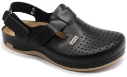 LEON 701 LEON Comfort férfi bőr szandál (LEON28-fekete-45)