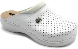 LEON PU100 LEON Comfort női bőr klumpa (LEON86-feher-37)