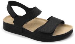 LEON 520 LEON Comfort női bőr szandál (LEON7332-fekete-40)