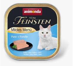 Animonda | Vom Feinsten Adult | pulyka és pisztráng alutálcás nedves eledel felnőtt macskáknak - 100 g