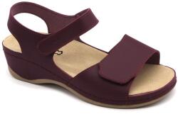 LEON 2024 LEON Comfort női bőr szandál (LEON5670-bordo-bakar-40)