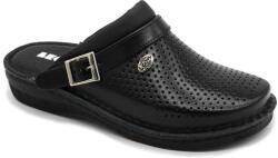 LEON V202M LEON Comfort férfi bőr klumpa (LEON1-fekete-46)