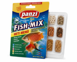 Panzi | Fish-Mix Heti menü | Változatos díszhaltáp csomag akváriumi halak számára - 100 g (10 x 10 g)