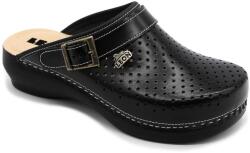 LEON PU101 LEON Comfort női bőr klumpa (LEON98-fekete-39)