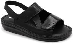 LEON 320 LEON Comfort női bőr szandál (LEON7194-fekete-35)