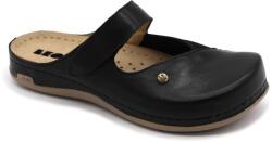 LEON 953 LEON Comfort női bőr klumpa (LEON1641-fekete-36)