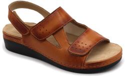 LEON 5020 LEON Comfort női bőr szandál (LEON3592-barna-41)