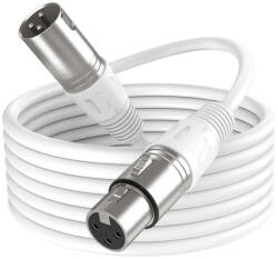 Fifine XLR L9C kábel, 180 cm (fehér) (L9C-W)