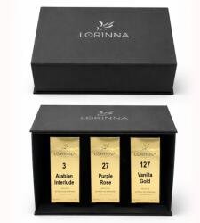 Lorinna Set parfum Lorinna Paris Arabian Interlude & Purple Rose & Vanilla Gold, 3 x 50 ml, Cutie cadouri parfum premium Parfum