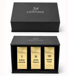 Lorinna Set parfum Lorinna Paris Arabian Interlude & Vanilla Tobacco & Arabian Tonka, 3 x 50 ml, Cutie cadouri parfum premium Parfum