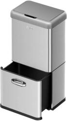 EKO Cos de gunoi cu senzor, EKO, Vintage, 32+18 litri, 2 compartimente, inox (933650IX) Cos de gunoi