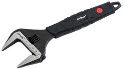 Fortum állítható villáskulcs, 250mm/10", 0-50mm nyílás, CrV, foszfátozott, gumírozott markolat (4775003) - csillag