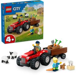 LEGO® City - Red Farm Tractor with Trailer & Sheep (60461)