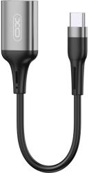 XO Design Adaptor USB - USB-C, XO, OTG, NB201, Negru/Gri (6920680824588)
