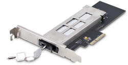 StarTech M2-REMOVABLE-PCIE-N1, PCIe, M. 2, PCIe 4.0, Fekete, Ezüst, PC, 10000 ó (M2-REMOVABLE-PCIE-N1)