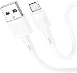 hoco. premium product Cablu de date, Hoco X83 Victory, USB / Micro-USB, 2.4A, 1m, Alb (6931474770899)