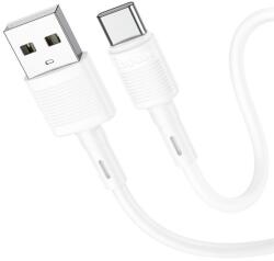 hoco. premium product Cablu Date Si Incarcare Hoco Victory Usb La Usb C, Compatibil Cu Samsung, Huawei, Xiaomi, Alb, Lungime 1M, X83 (6931474770912)
