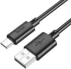 hoco. premium product Cablu de date si incarcare Hoco X88, USB la USB-C, 3.0A, 1m, Negru (6931474783349)