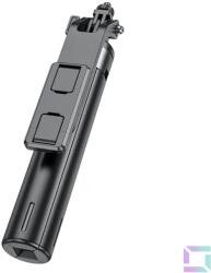 HOCO Premium Product Selfie Stick Hoco K21 Quadropod din Aluminiu, Bluetooth cu telecomanda, Negru (6942007609975)