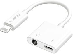 KakuSiga Adaptor audio 3 in 1 USB lightning - AUX si port lightning, Loomax, compatibil iPhone, iPad si iMac (6921042113593)