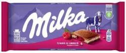 Milka Ciocolata Lapte Si Crema Zmeura 100 G