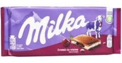 Milka Ciocolata Lapte Si Visine 100 G